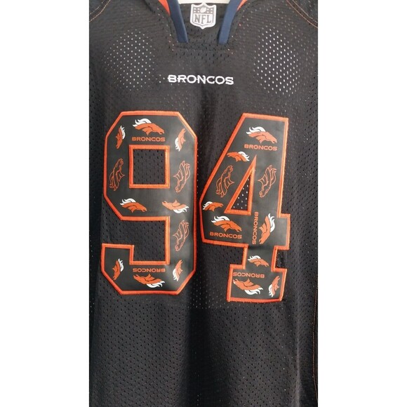 Nike Denver Broncos Limited DeMarcus Ware Jersey #94 Mens 44 Blackout NFL - Picture 4 of 7